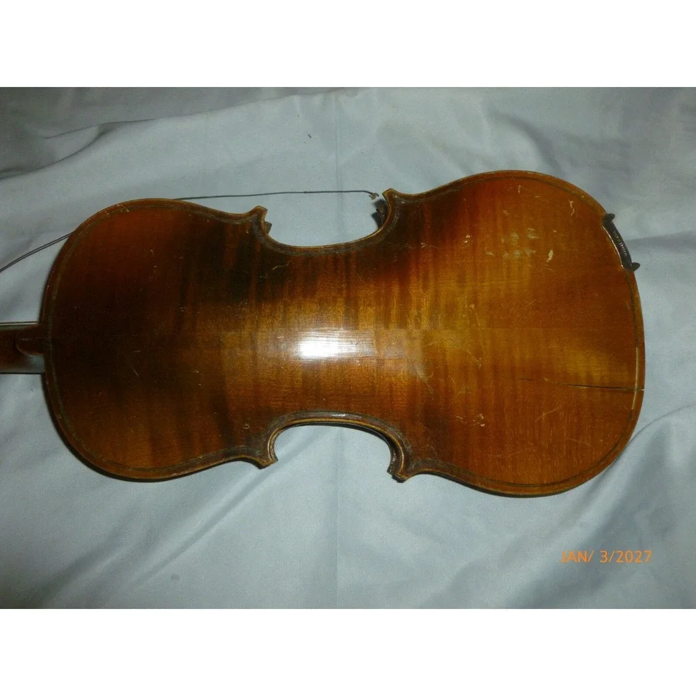 Antique Kids Violin Stradivarius Ant Made In Germany & Case Beginner‎ Youth